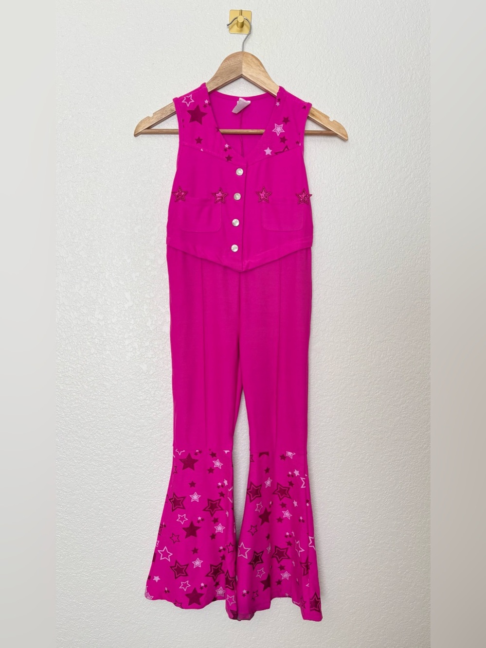 Barbie Movie Western Barbie Pink Star Jumpsuit Kids Small